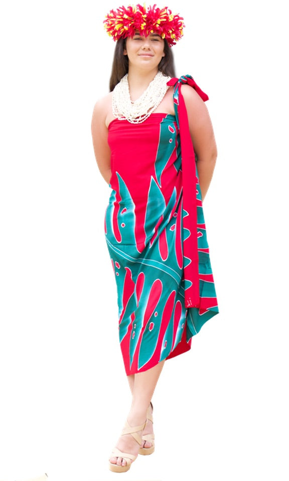 Pokaara - red - pareu/sarong